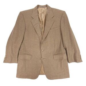 Ermenegildo Zegna Wool/Cashmere Sport Coat - Brown Houndstooth - Switzerland